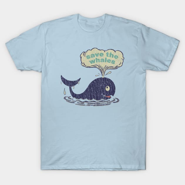 Save The Whales 1980 T-Shirt by JCD666